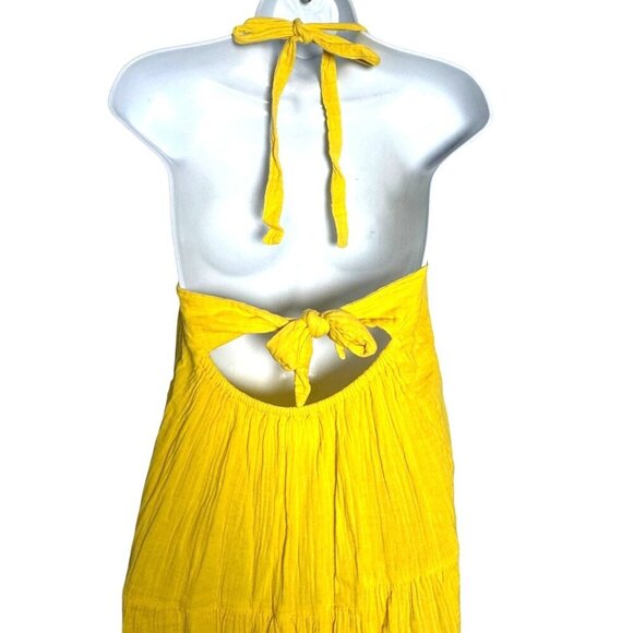 Xirena yellow Reagen Cotton Gauze Long Midi Dress Size medium - Picture 4 of 9